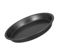 TOPBATHY Plaque à Pizza Ronde Acier Inoxydable Antiadhésive Cuisson Uniforme pour Four Domestique Démoulage Facile et Nettoyage Rapide Accessoire pour Pizza et Pâtisserie