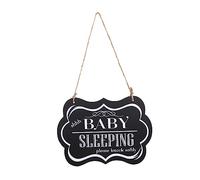 TOPBATHY Plaque Bois Shhh Sleeping Please Knock Softly Décorative Murale Chambre Robuste Et Artisanale Décoration Vintage Pour Porte