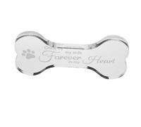 TOPBATHY Plaque Commémorative pour Honorer Mémoire Animaux de Compagnie Ornement Extérieur pour Décédés avec Message Personnalisable