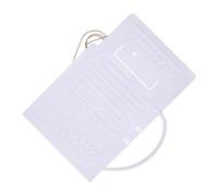 TOPBATHY Plaque Évaporateur Dimensions Standard Plate en Aluminium Installation Simple pour Réfrigérateur et Congélateur pour Usage Domestique Cuisine