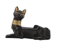 TOPBATHY Plateau à Bijoux en Résine Texturée, Vide-Poches Multifonction De Chat Égyptien, Petit Plat Décoratif pour Bureau Et Chambre, Rangement pour Bijoux Et Accessoires