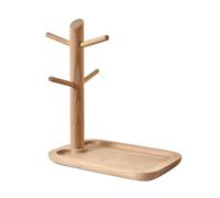 TOPBATHY Plateau à Clés en Bois Rectangulaire Support Multifonction pour Rangement D’Entrée Présentoir Décoratif pour Bijoux et Accessoires Organisateur Minimaliste pour Maison