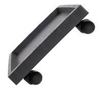 TOPBATHY Plateau Carré en Métal Plateau en Métal Plantes D'Extérieur Parterres De Fleurs en Plein Air Porte-Éponge Chariot sur Roues Porte-Éponge pour Évier Roulette