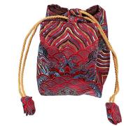 TOPBATHY Pochette à Cordon pour Tasse à Thé Rangement Multifonctionnel en Coton Taille 9 * 9 * 12 Élégant Collations Paquet à Bonbons Cordon