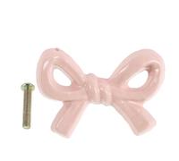 TOPBATHY Poignée de Tiroir Arc Rose en Métal, Style Coquette Vintage | Commodes D’garçon et Filles et Placards, Finition Anti-rayures, Vis de Montage et Notice Incluses