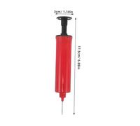 TOPBATHY Pompe à Ballon Portable Compacte pour Basketball Volleyball Football Mini Pompe Manuelle Légère Plastique Gonfleur Polyvalent pour Balles de Sport Déplacement