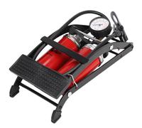 TOPBATHY Pompe à Pied Haute Pression Portable Double Barillet Pédale Robuste pour Vélo Moto Ballons et Gonflables Compacte et Facile à Transporter