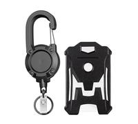 TOPBATHY Porte-badge Nominatif Vertical Rétractable Clip, Pochette Étanche pour Carte D'identité et Badge, Titulaire Polyvalent pour Protection Quotidienne des Cartes Professionnelles