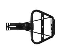 TOPBATHY Porte-Bagages Arrière en Fer Noir pour Vélo et Véhicule, Charge Lourde, Large Compatibilité, pour Transport Passager ou Panier Arrière