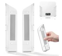 TOPBATHY Porte-Balance Mural, Support Pèse-Personne Acrylique Transparent | Une paire de supports muraux transparents pour ranger un pèse-personne et libérer l’espace au sol dans la salle de bain.