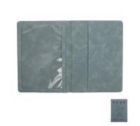 TOPBATHY Porte-certificat de Naissance 2026 Motif Année du Cheval Étui de Protection Bleu en Pu Imperméable, Organiseur Léger pour Documents Bébé, Protège-carte D’assurance et Dossier