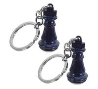 TOPBATHY Porte-clés Échecs Créatif En Acier Inoxydable 2 Pièces, Breloques Pour Paquet à Main Féminin, Accessoires Multifonctions, Décorations Pour Clés Et Paquet, Usage Quotidien