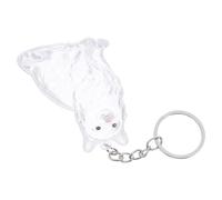 TOPBATHY Porte-clés en Poils de Chat en Abs Léger de Chat, Boîte à Souvenirs Commémoratifs pour Animaux, Organiseur de Poils Pratique pour Voyage et Mémoire