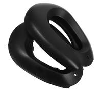 TOPBATHY Protection Auditive Professionnelle Lot de 2 Paires Noir en Silicone Cache-oreilles Étanche pour Coloration Capillaire pour Coiffure et Soins du Visage