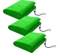TOPBATHY Protection des Plantes Extérieure 3pcs Housses Anti-Gel en Tissu Non Tissé Vert, Imperméables et Coupe-Vent pour Hivernage de Légumes et Plantes