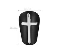 TOPBATHY Protège-Tibias de Football 2 Paires Mini-Protège-Jambes en Polyuréthane Noir et Blanc S Légers et Respirants pour Entraînement et Match Adultes et Garçon et Filles