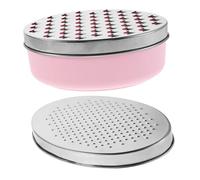 TOPBATHY Râpe à Fromage Ovale avec Boîtier de Rangement Ergonomique et Stable pour Râper Pommes de Terre Oignons Gingembre et Beurre Facilement