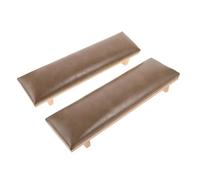 TOPBATHY Repose-mains Ergonomique pour Manucure en Tissu Facile à Nettoyer, Coussin pour Ongles Couleur Terre Cuite, Ensemble avec Coussinet pour Coude Salon et Usage Professionnel