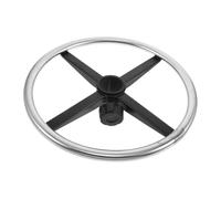 TOPBATHY Repose Robuste pour Chaises de Salon Remplacement pour Tabourets de Coiffeur Accessoire Élégant et Facile à Installer Adapté Aux Chaises de Coiffure Beauté Finition Argentée