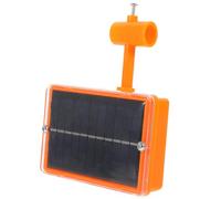 TOPBATHY Repousse Oiseaux Solaires Vocalisants Orange pour Jardin et