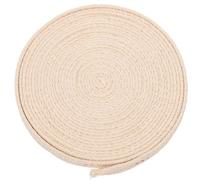 TOPBATHY Rouleau de Mèche en Coton Pur 4 M X 25 CM pour Lampes à Pétrole Mèches Plates pour Brûleurs et Bougies Accessoires de Rechange pour Lanternes et Torches de Jardin
