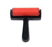 TOPBATHY Rouleau de Peinture Rouge en Plastique pour Projets Artistiques, Grand Surface de Couverture, Rouleau Lisse pour Fournitures et Outils de Peinture