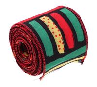 TOPBATHY Ruban De Fête En Polyester Mois De L'histoire Des Noirs 63mm x 4.5m Décoration Culturelle Ruban Coloré Fournitures Pour Travaux Manuels Décoration De Couronne Articles De Fête