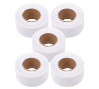 TOPBATHY Ruban Thermocollant Ourleur en Polyester 3,5 Cm X 5 M, Rouleau Adhésif à Doublure en Arêtes de Poisson, Baleines pour Corset, Stabilisation Tissu, Outil Couture pour Ourlets