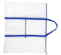 TOPBATHY Sac de Rangement Transparent pour Affiches avec Anses Épaisses Format pour Tableaux et Œuvres Art Organiseur Portable pour Projets Scolaires et Dessins