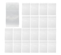 TOPBATHY Sachets Plastiques Refermables 200 Pcs 5X7 CM 12 Mil Épaisseur Paquet Transparents Auto-Scellants Réutilisables pour Aliments Snacks Bijoux Rangement Compact et Hermétique