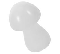 TOPBATHY Sculpture de Champignon en Cristal Blanc et Taille Portable, Décoration Élégante Surface Lisse pour Terrariums et Jardins Miniatures