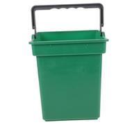 TOPBATHY Seau à Eau Multifonction Vert 4l en Plastique avec Poignée, Facile à Transporter, Maison Bureau
