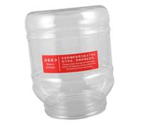 TOPBATHY Seau à Glace Accessoire Polyvalent en Plastique 3 L Facile à Installer pour Machine à Glaçons de Flocon de Neige pour Usage Domestique et Commercial