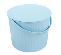 TOPBATHY Seau De Rangement Ménager Petit Bac À Linge Avec Couvercle Support De Rangement Tabouret Moderne Organisez Efficacement Votre Maison