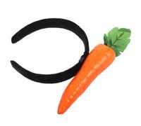 TOPBATHY Serrage-tête Lapin Carotte en Polyester et Plastique, Bandeau Cheveux Confortable et Polyvalent pour Fêtes D'anniversaire et Mariage, Accessoire Unique et Coloré