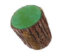 TOPBATHY Souche Décorative en Bois Creuse Artificielle Mousse Réaliste, Diamètre 15 Cm X Hauteur 20 Cm, Support Léger et Résistant, Décoration Mariage Rustique et Centre de Table