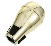 TOPBATHY Sourdine de Trombone Abs Demi-fermée, Silencieux Portable Or | Son, Légère à Transporter, pour Étude Discrète, Accessoire de Trombone, Abs, Or