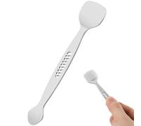 TOPBATHY Spatule Exfoliante Peau Double Embout en Acier Inoxydable, Outil D'extraction de Points Noirs et Nettoyeur de Pores Compact pour Visage, Accessoire de Soin Facial pour Voyages,