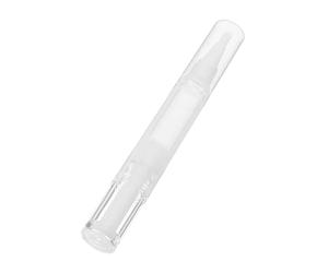 TOPBATHY Stylo à Bille Mécanisme Rotatif Transparent Vide Flacon Huile pour Cuticules Applicateur Pinceau Rechargeable