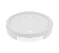 TOPBATHY Support à Plantes Roulant Rond en PP Blanc Protège Sol et Empêche Basculement avec roulettes, Chariot à Plantes Robuste pour Pots de Fleurs et Bonsaïs pour Pelouse et Intérieur