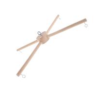 TOPBATHY Support de Carillon Éolien en Bois Massif Kit DIY pour Mobile Bébé Support Décoratif Intérieur et Extérieur Présentoir Polyvalent pour Chambre D’Garçon et Filles et Terrasse