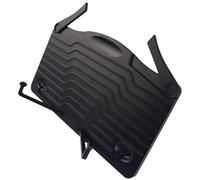 TOPBATHY Support de Lecture de Partitions Portable Pliable en Métal Noir Pupitre Compact pour Musique et Livres Porte-Partitions Réglable pour Table Pratique pour Musique à Domicile et