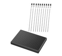 TOPBATHY Support de Peinture Modèle avec Pince Crocodile Légère pour Loisirs Créatifs Fixation Stable pour Séchage et Aérographe Base Plastique Portable pour Modélisme