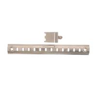 TOPBATHY Support de Réglage du Rail de Tiroir Central, Rail de Glissière du Tiroir Central en Acier Inoxydable, Argenté, pour Réfrigérateur et Congélateur, Maison Cuisine Commerciale