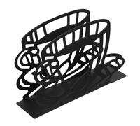 TOPBATHY Support de serviette à tasse à café porte serviette en bois organisateur de serviettes en papier support de tissu support de tasse à