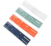 TOPBATHY Support Mural pour Bande Magnétique 8 Pièces, Fixateur sans Perçage en Abs Blanc, Organisateur de Prise Flexible Forte Capacité de Charge pour Murs et Cuisines