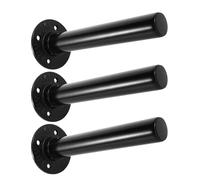 TOPBATHY Support Mural pour Disques de Musculation Lot de 3 Acier Robuste Noir Rangement Mural Compact pour Salle de Sport à Domicile Garage ou Gym Optimisation Espace et Accès Rapide