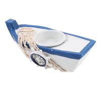 TOPBATHY Support Nautique pour Bougie Porte-Bougie De Bateau Méditerranéen pour Décoration De Bureau Et Intérieur