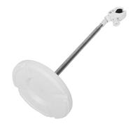 TOPBATHY Support pour Sèche-Cheveux Ajustable 110 CM Blanc Base Carrée Stable et Bras Mains pour Séchage Poils d'Animaux en Salon