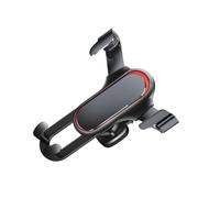 TOPBATHY Support Téléphone Voiture Aération Rotatif Gris Clip Fixation Stable et Silencieux pour Smartphone Support Mobile Pratique et Sécurisé